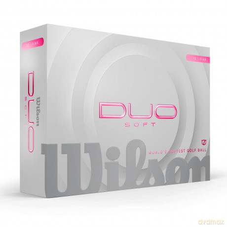 Wilson - Duo Soft Golf Ball Pink 12-ball [SPORT]