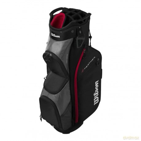 Wilson - Feather Cartbag - Black/Red/Grey [SPORT]