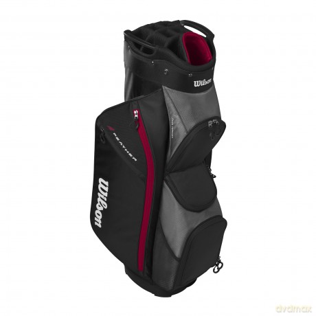 Wilson - Feather Cartbag - Black/Red/Grey [SPORT]