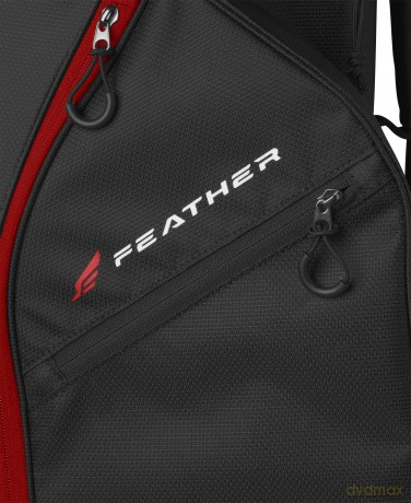 Wilson - Feather Cartbag - Black/Red/Grey [SPORT]