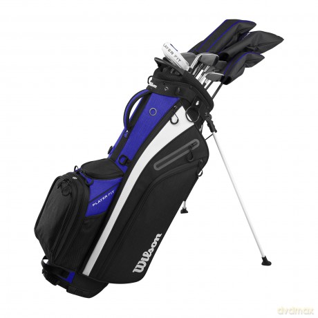 Wilson - PlayerFit Left-Handed Steel Complete Golf Set - Stand Bag [SPORT]