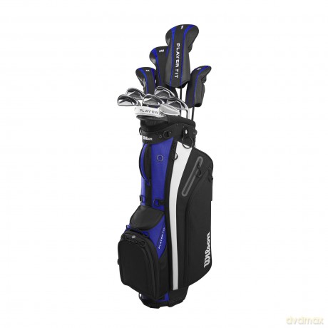 Wilson - PlayerFit Left-Handed Steel Complete Golf Set - Stand Bag [SPORT]