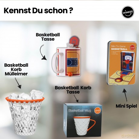 Winkee - Laundry basket with sound - Basketball