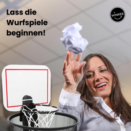 Winkee - Laundry basket with sound - Basketball