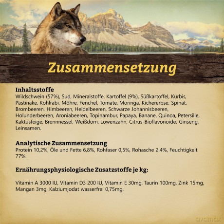 Wolfsblut - Wild Boar - wet food - 395 gr