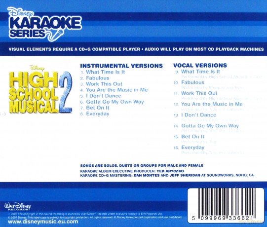 High School Musical 2 (Karaoke) [CD]