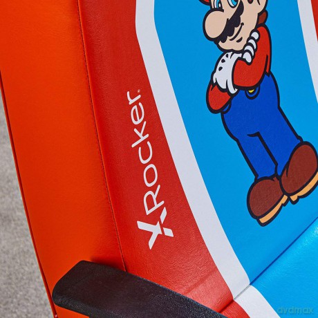 X-ROCKER: Super Mario 2.1 Audio Pedestal Chair - Red/Blue