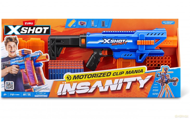 X-Shot - Insanity-Motorised Clip Mania (36786)