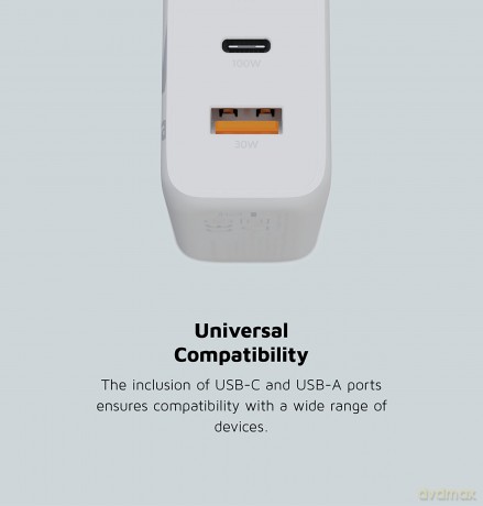 Xtorm - 100W GaN2 Ultra Home Charger 2xUSB-C/USB-A White