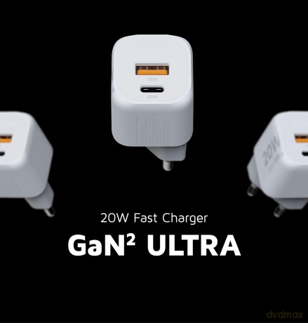 Xtorm - 20W GaN2 Ultra Home Charger USB-C PD/USB-A White