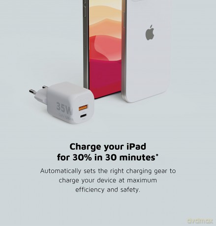Xtorm - 35W GaN2 Ultra Home Charger USB-C PD/USB-A White