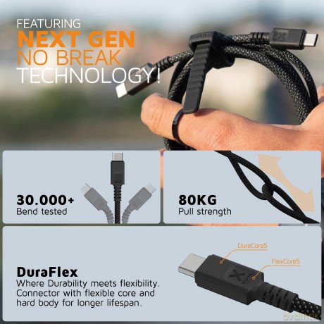 Xtorm - Next Gen USB-C/C PD Cable 240W - 1.5m