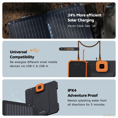 Xtorm - SolarBooster 14W - Foldable Solar Panel
