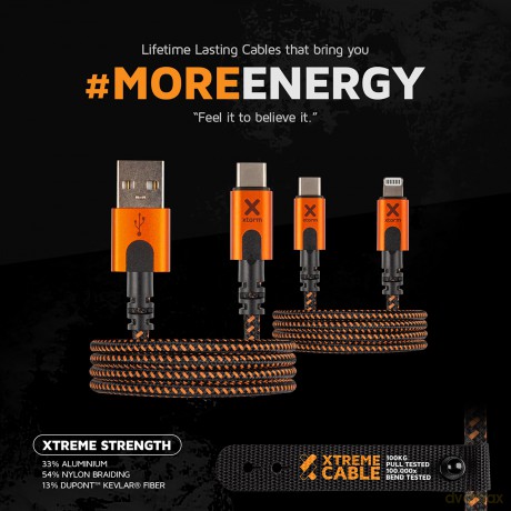 Xtorm - Xtreme USB to Lightning cable (1,5m)