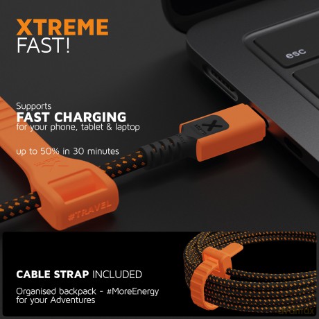Xtorm - Xtreme USB-C/C PD Cable 100W - 1.5m