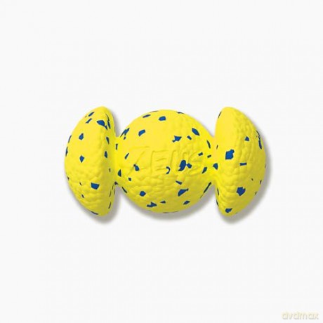 Zeus Nitro - Weighted Rugby Ball - Yellow and Blue - 12.4cm
