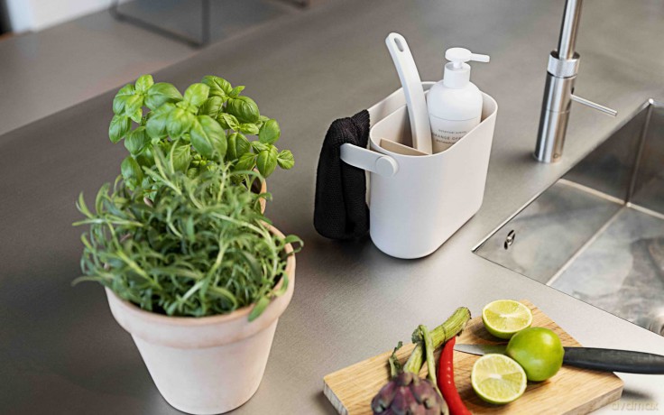 Zone Denmark - Dishwashing set Circular - Warm Grey (26735) - E