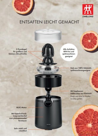 Zwilling - Enfinigy Juicer - Black