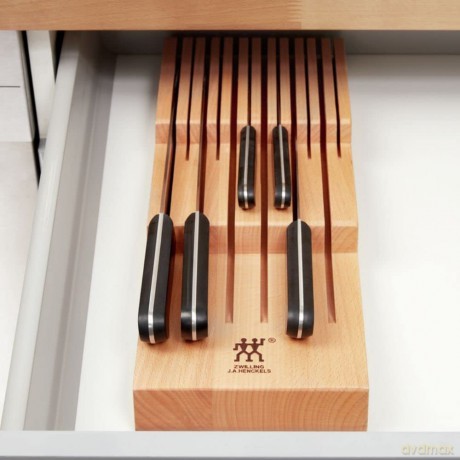 Zwilling - Knife storage - Beech - 8 knives - Brown