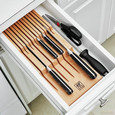 Zwilling - Knife storage - Beech - 8 knives - Brown