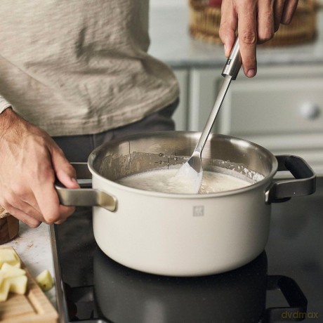 Zwilling - Pure Pots and pans set - Elfenben-Hvid - 3-pcs, 18/10 stainless steel