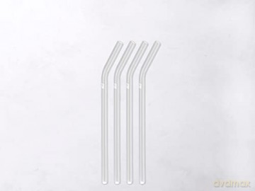 Zwilling - Sorrento Curved Glass Straws - Set of 4