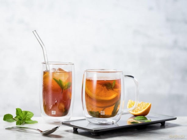 Zwilling - Sorrento Curved Glass Straws - Set of 4