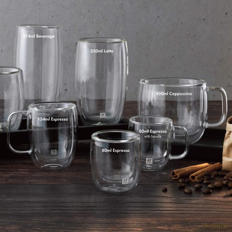 Zwilling - Sorrento Plus Espresso Glass 80 ml - Set of 2