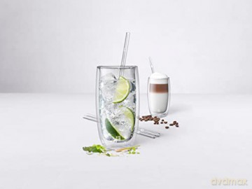 Zwilling - Sorrento Straight Glass Straws - Set of 4