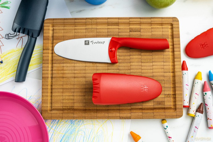 Zwilling - Twinny Kids Chef Knife - Red - 10 cm