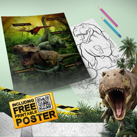 WORLD OF DINOSAURS Parasolka Dino 80cm