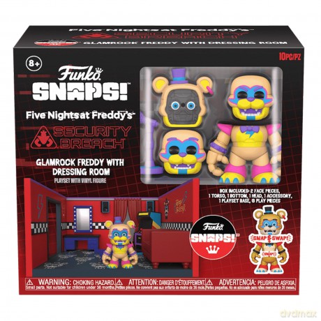 Funko Snaps! Five Nights at Freddy's Glamrock Freddy with Dressing Room 21x FNAF23cm