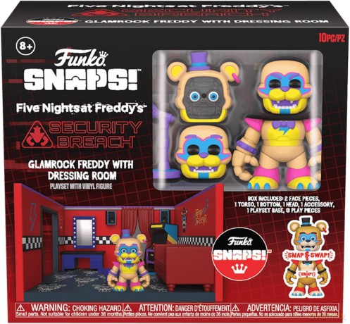 Funko Snaps! Five Nights at Freddy's Glamrock Freddy with Dressing Room 21x FNAF23cm