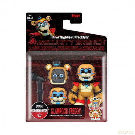 Funko Snaps! Five Nights at Freddy's Glamrock Freddy Fazbear 15x21cm FNAF