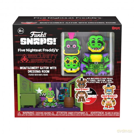 Funko Snaps! Five Nights at Freddy's Montgomery Gator with Dressing Room 21x23cm FNAF