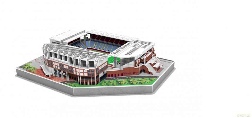 3D Stadium Puzzles - Aston Villa [PUZZLE]