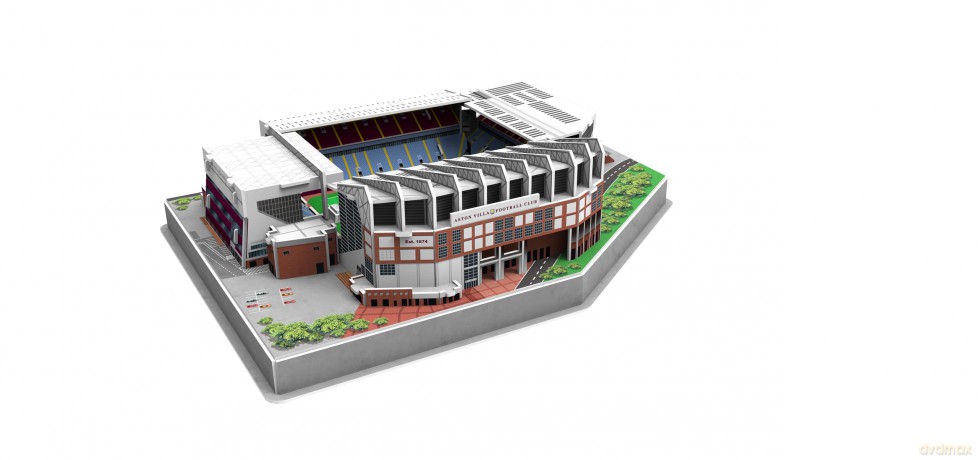 3D Stadium Puzzles - Aston Villa [PUZZLE]