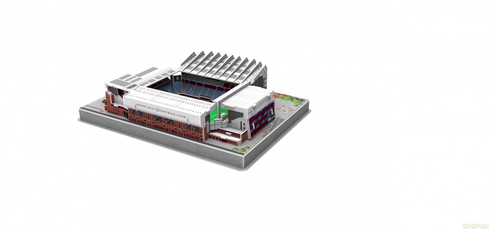 3D Stadium Puzzles - Aston Villa [PUZZLE]