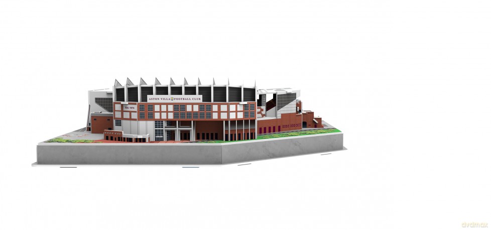 3D Stadium Puzzles - Aston Villa [PUZZLE]