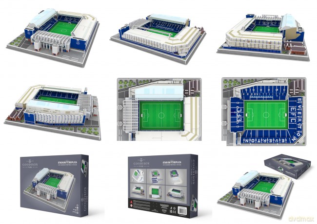 3D Stadium Puzzles - Everton [PUZZLE]