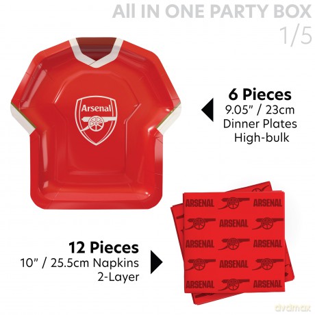 Arsenal FC ALL-IN-ONE Party Box