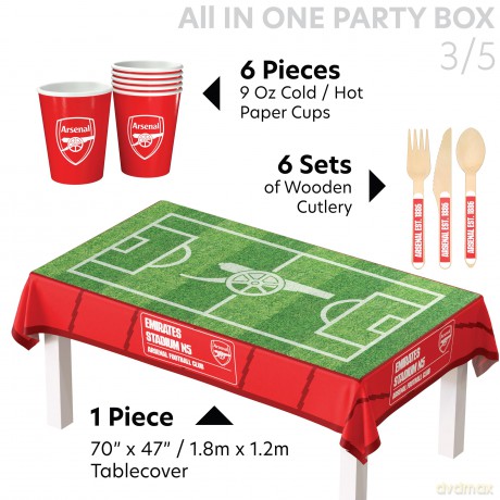 Arsenal FC ALL-IN-ONE Party Box