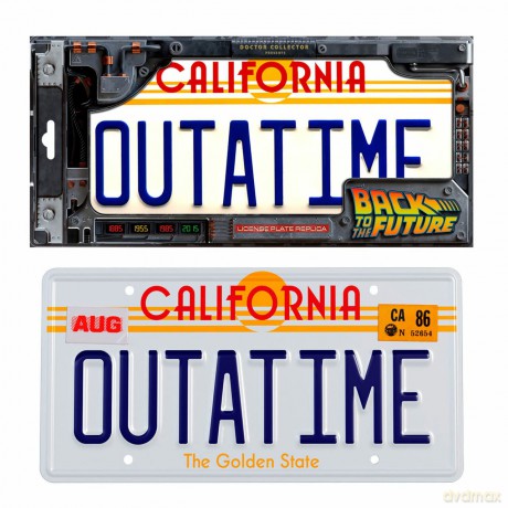 Back To The Future: OUTATIME Licence Plate Replica
