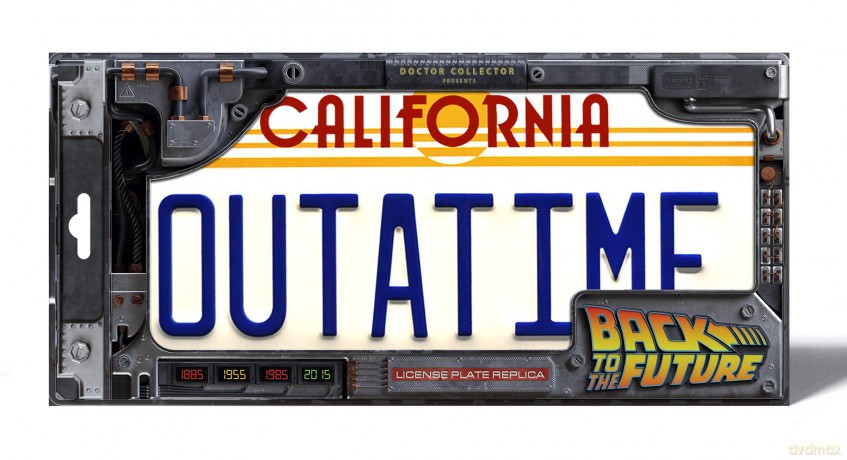 Back To The Future: OUTATIME Licence Plate Replica