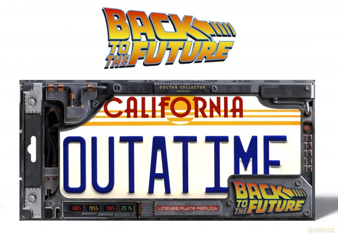Back To The Future: OUTATIME Licence Plate Replica