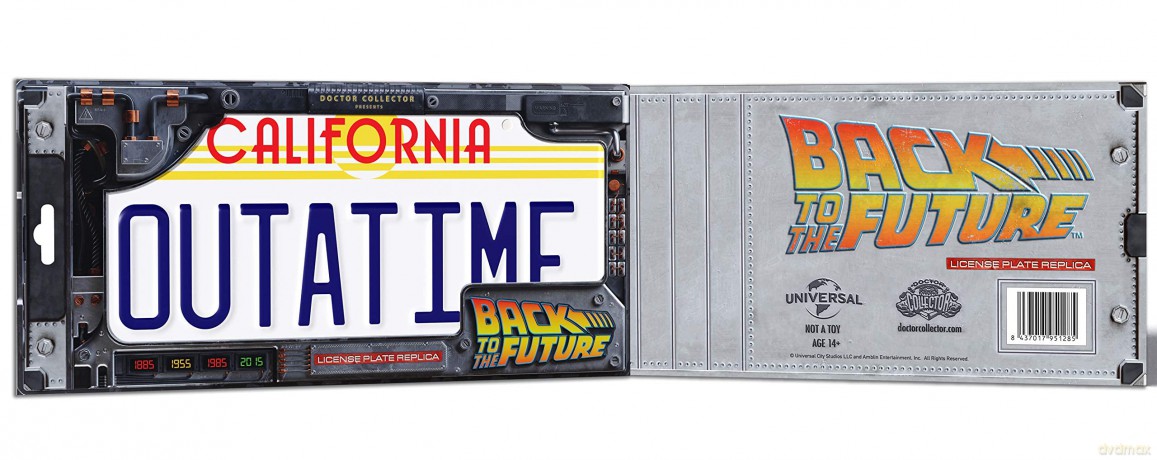 Back To The Future: OUTATIME Licence Plate Replica