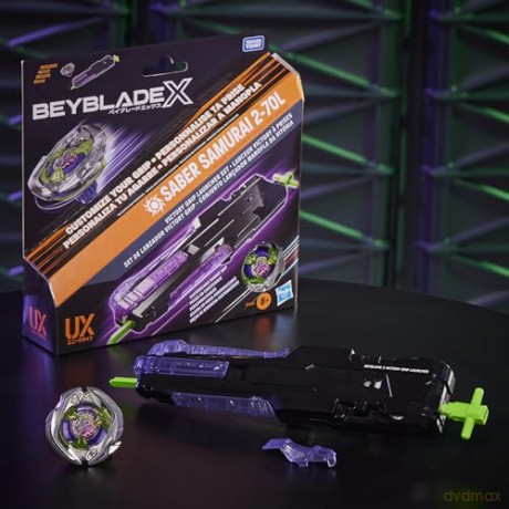 Beyblade X - Victory Grip Launcher Set + Saber Samurai 2-70L (Attack)