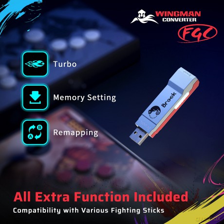 Brook Gaming: Wingman FGC Adapter for Fighting Sticks /Gadgets