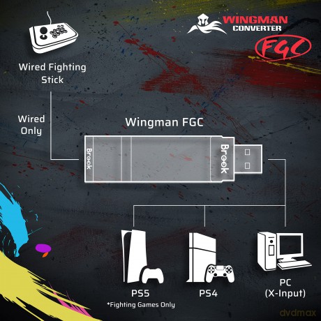 Brook Gaming: Wingman FGC Adapter for Fighting Sticks /Gadgets