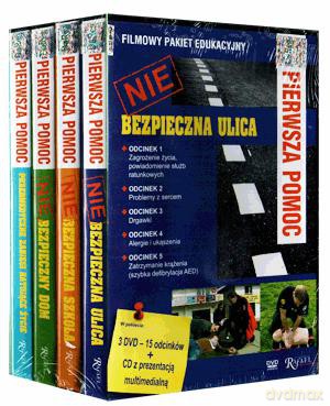 Pierwsza Pomoc. Filmowy Pakiet Edukacyjny. 4xdvd. - Praca Zbiorowa [DVD]